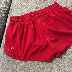 lululemon athletica Women's Red Athletic Shorts